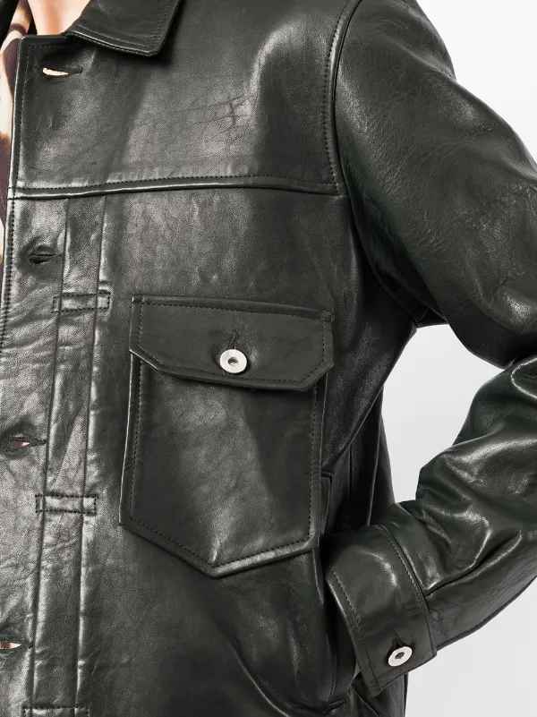 ymc leather jacket