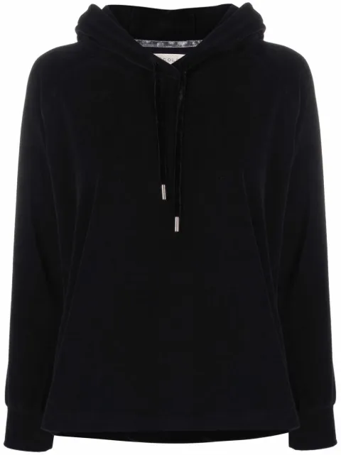 Circolo 1901 logo-patch cotton-blend hoodie 