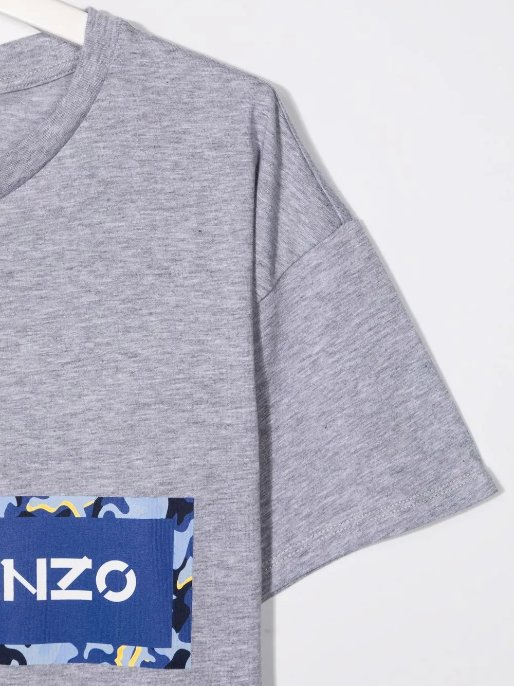 фото Kenzo kids футболка из органического хлопка с логотипом