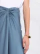 Ba&Sh Candice gathered waist satin skirt