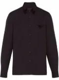 Prada sequin-embellished shirt - Black