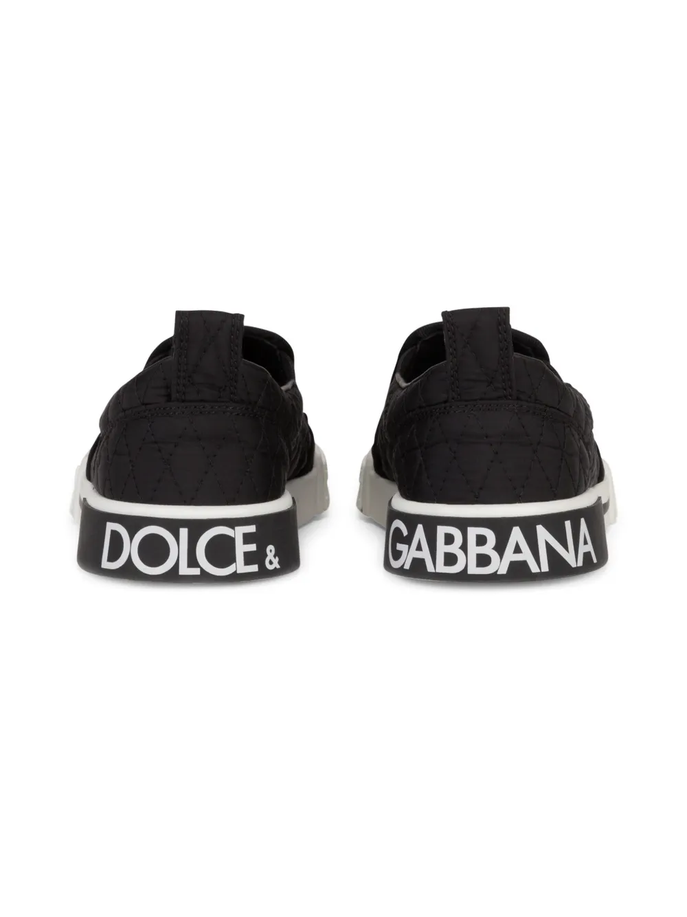 Shop Dolce & Gabbana Logo-patch Sneakers In Black