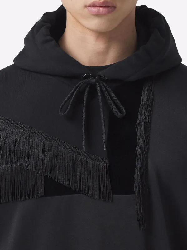 fringe hoodie