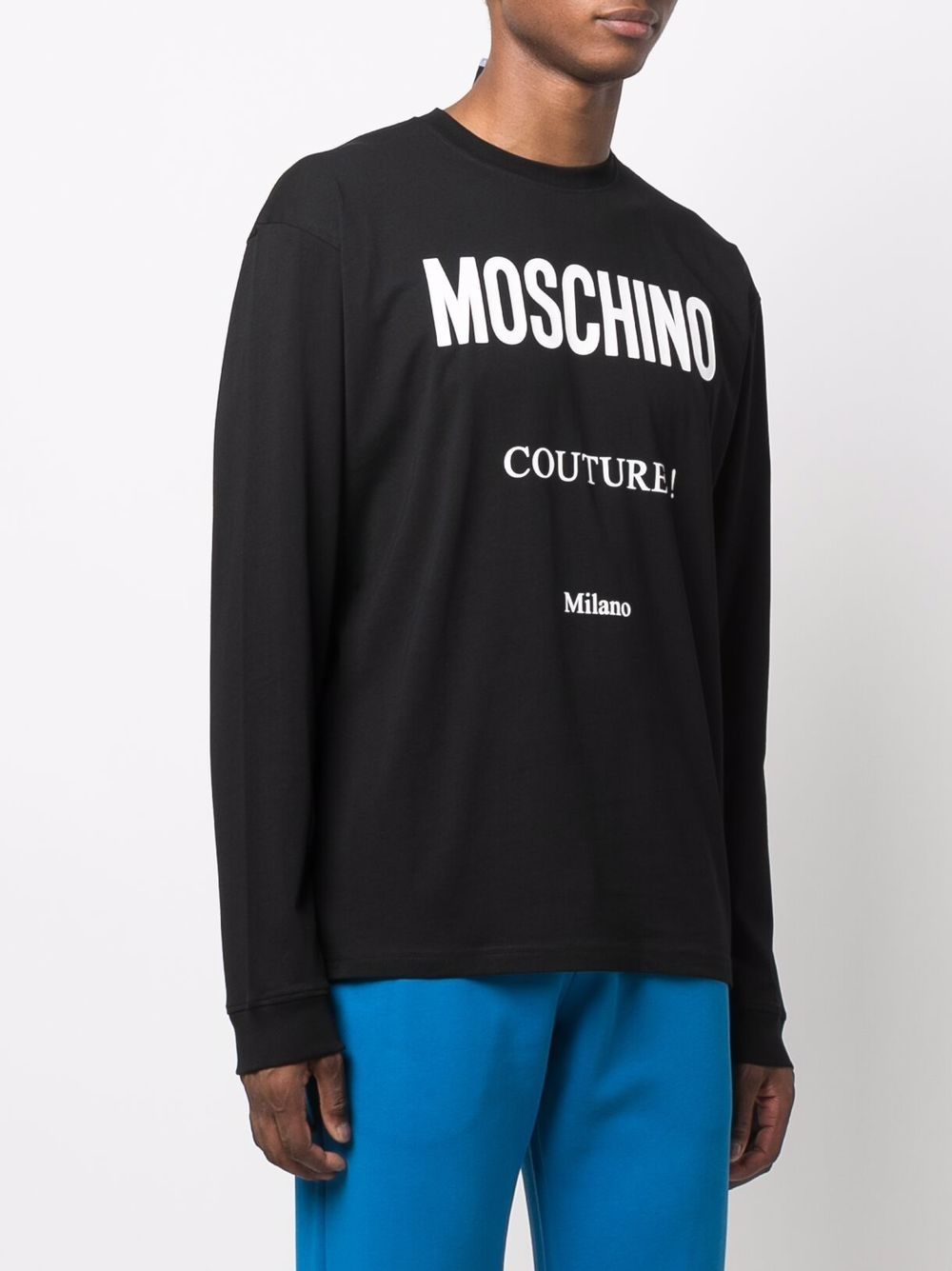 фото Moschino long-sleeved logo t-shirt