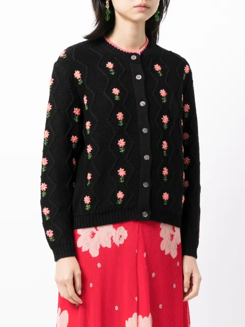 shrimps floral cardigan