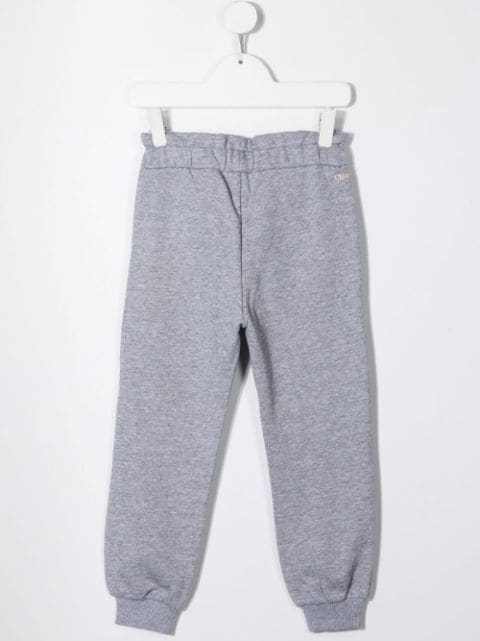 drawstring-waist track pants