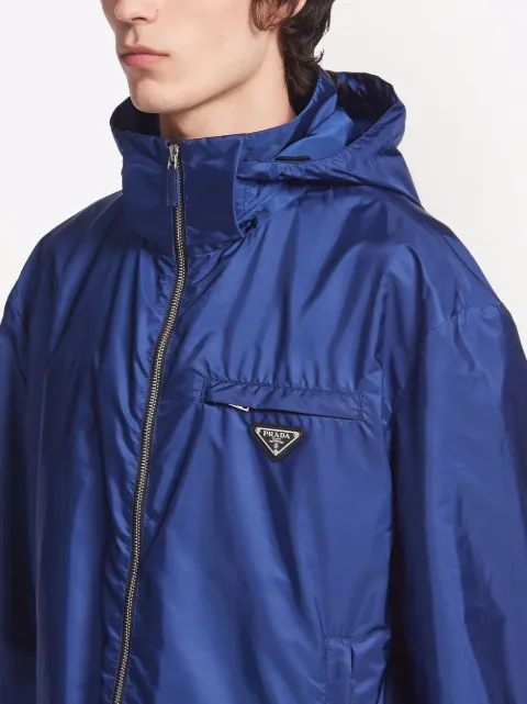 prada blue nylon jacket