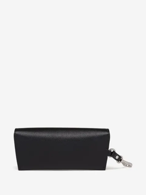 PRADA 로고 장식 선글라스 케이스