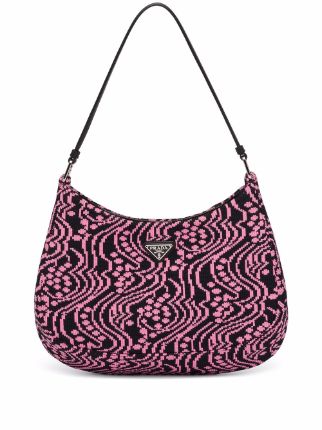 Prada Cleo jacquard-knit Shoulder Bag - Farfetch