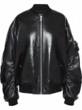 Prada nappa leather bomber jacket - Black