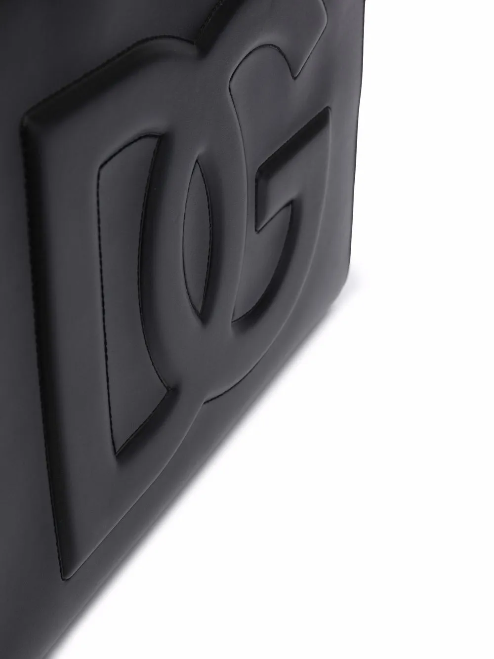 фото Dolce & gabbana сумка-тоут с тисненым логотипом