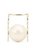 Cult Gaia Pearl top-handle clutch bag - White