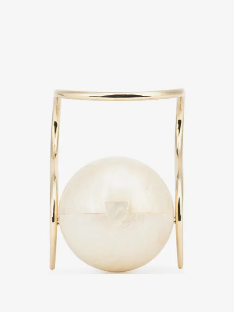 Cult Gaia Pearl top-handle clutch bag 