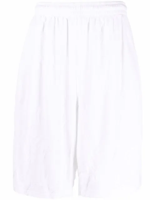 Balenciaga mesh knee-length shorts