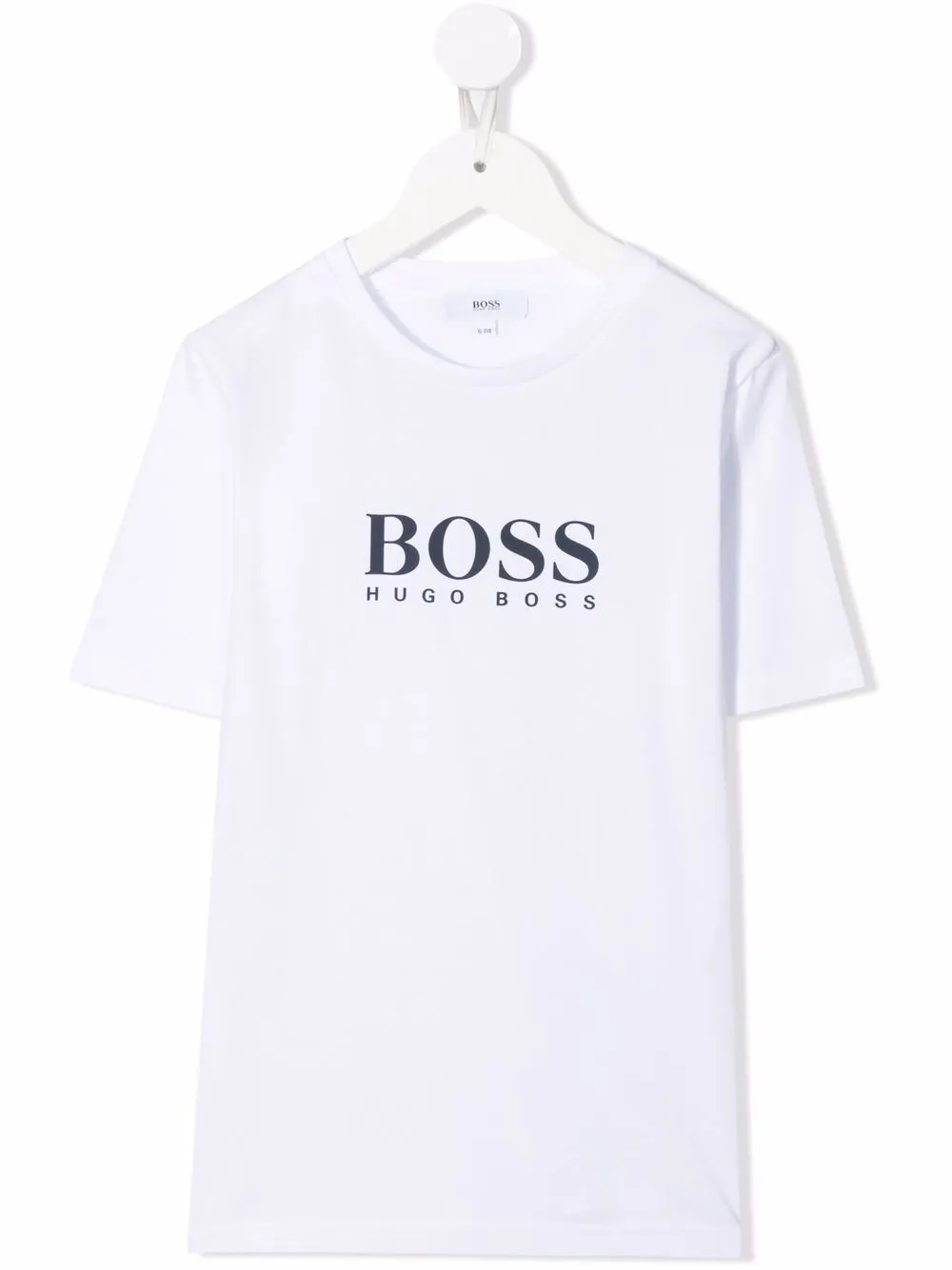 

BOSS Kidswear logo-print short-sleeved T-shirt - White