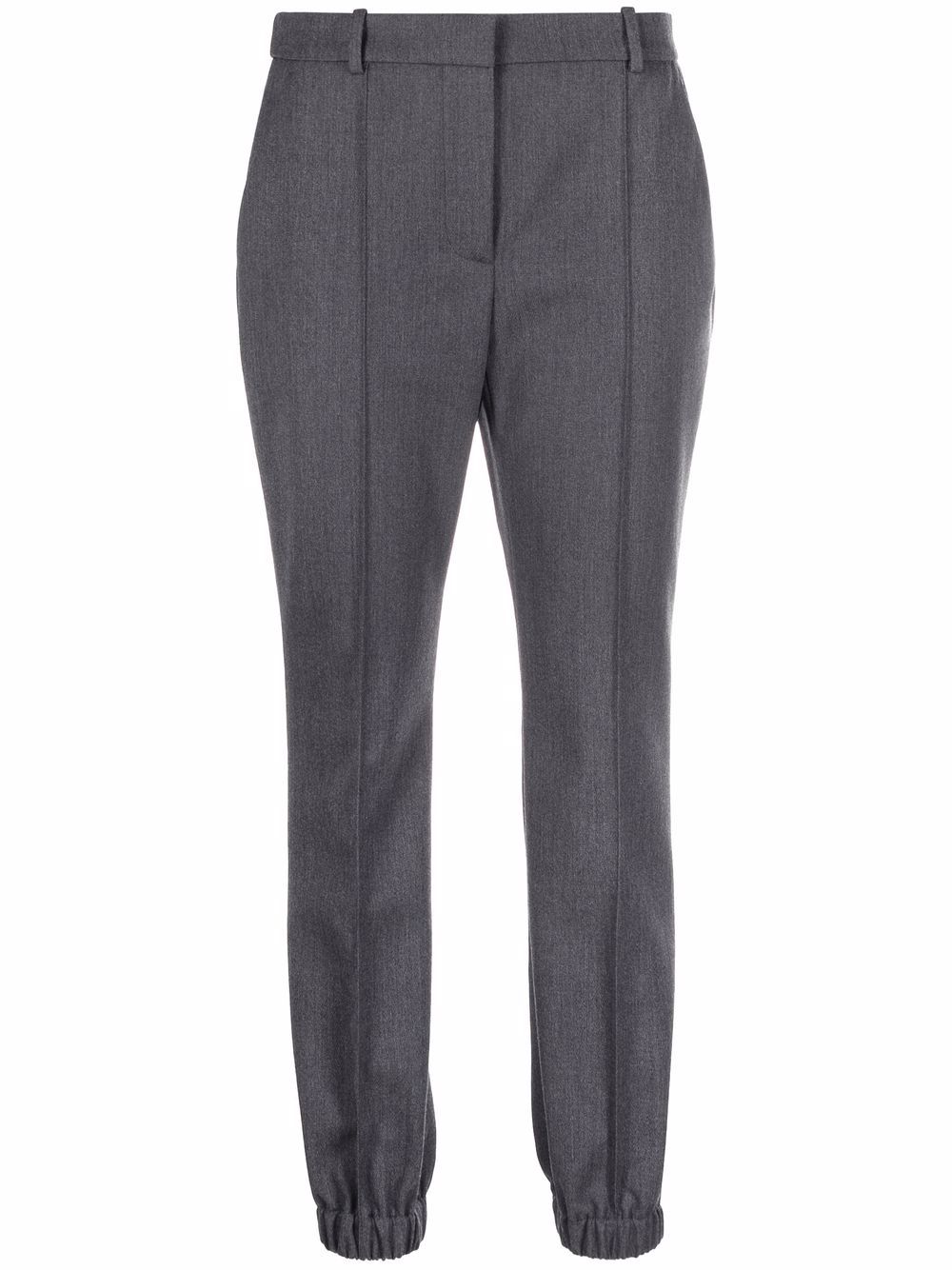 Alexander McQueen pressed-crease trousers - Grey