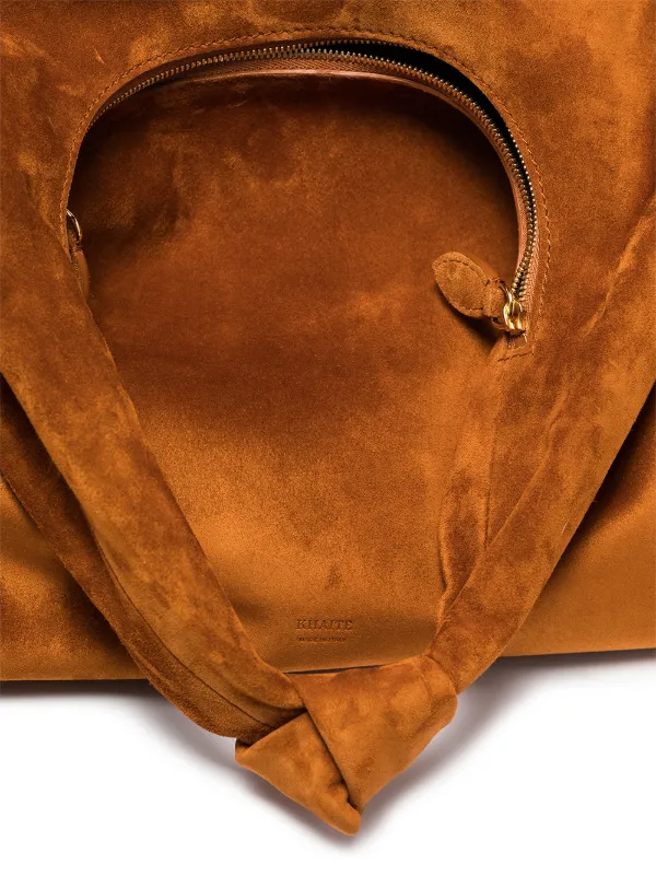 KHAITE Large Beatrice Suede Shoulder Bag - Farfetch KHAITE Large Beatrice Suede Shoulder Bag - Farfetch