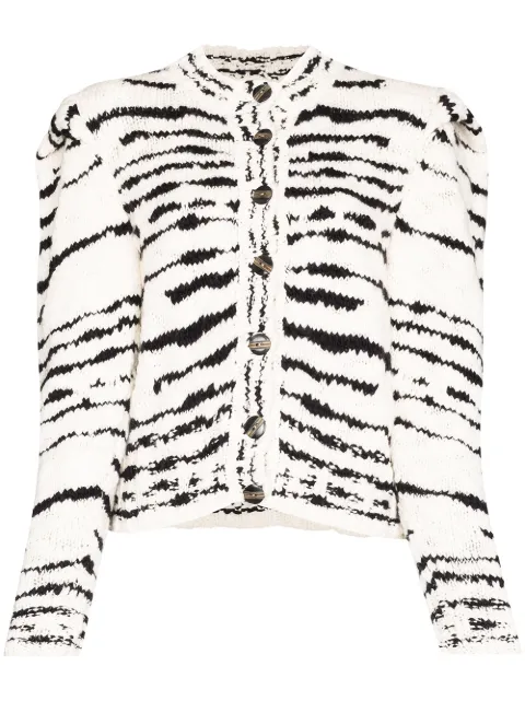 Shop Ulla Johnson Skye zebra-pattern 
