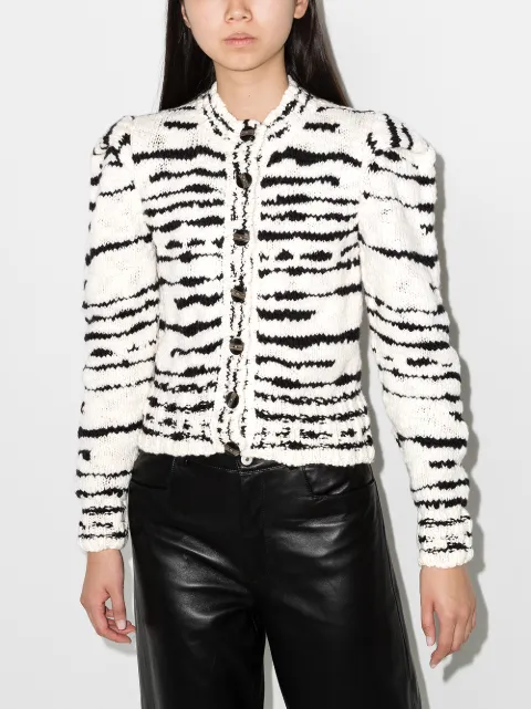 Shop Ulla Johnson Skye zebra-pattern 
