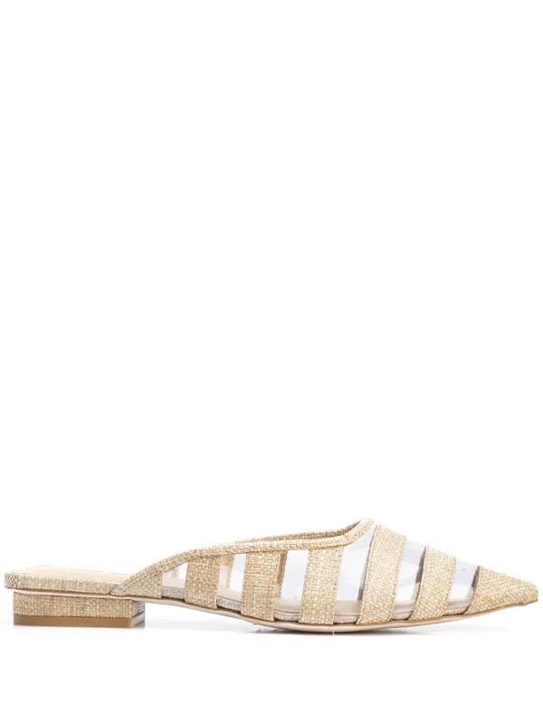 open back flat shoes