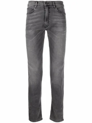 HUGO mid-rise slim fit jeans for men 