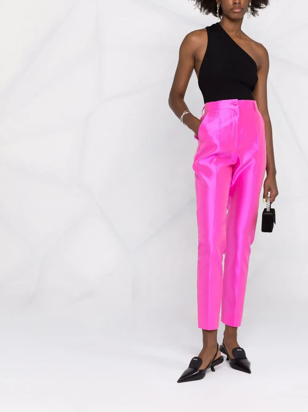 Imagem 2 de Dolce & Gabbana Calça de alfaiataria cintura alta