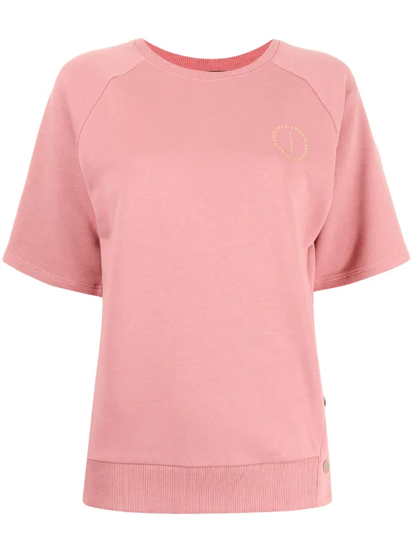 armani exchange pink sweatshirt