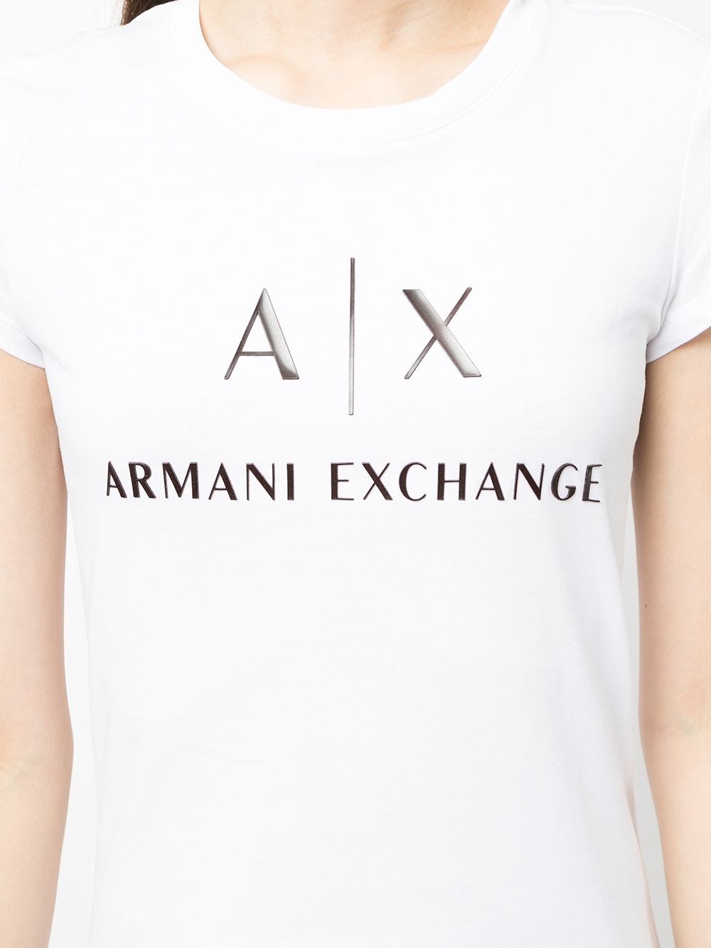 фото Armani exchange футболка с логотипом