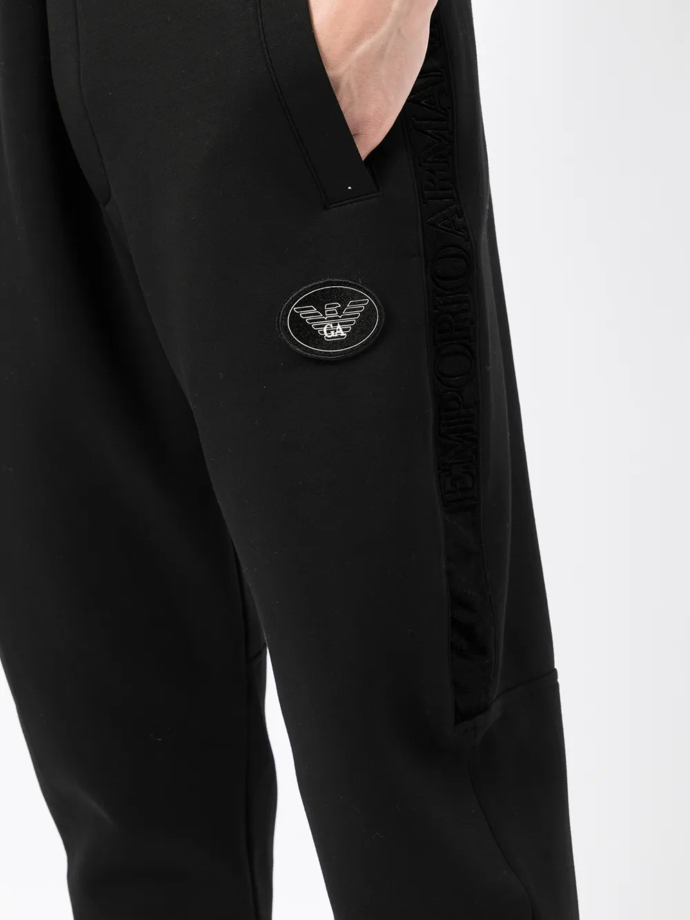 фото Emporio armani спортивные брюки с нашивкой-логотипом