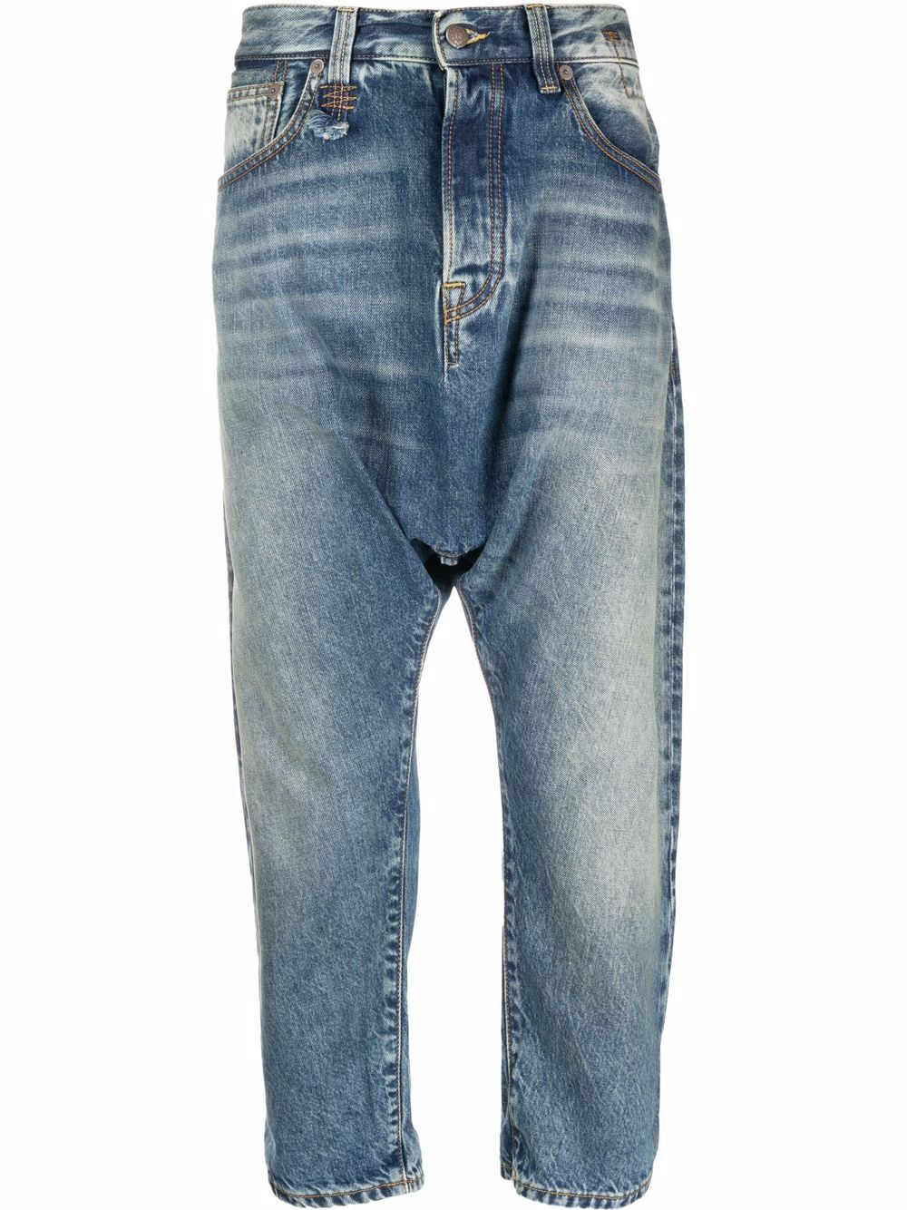 фото R13 узкие джинсы jonah средней посадки