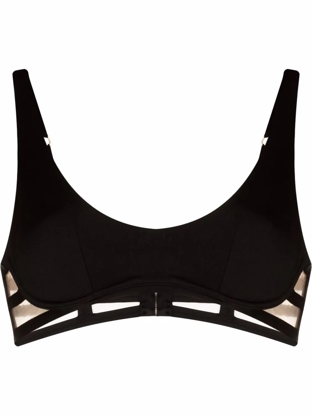 

Agent Provocateur Cherelle cut-out bikini top - Black