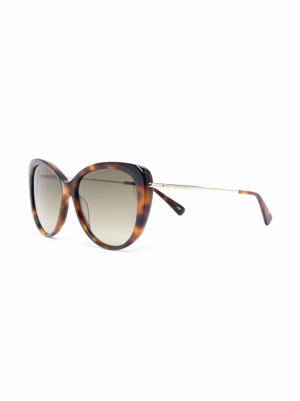Image 2 of Longchamp lunettes de soleil à monture effet écaille de tortue