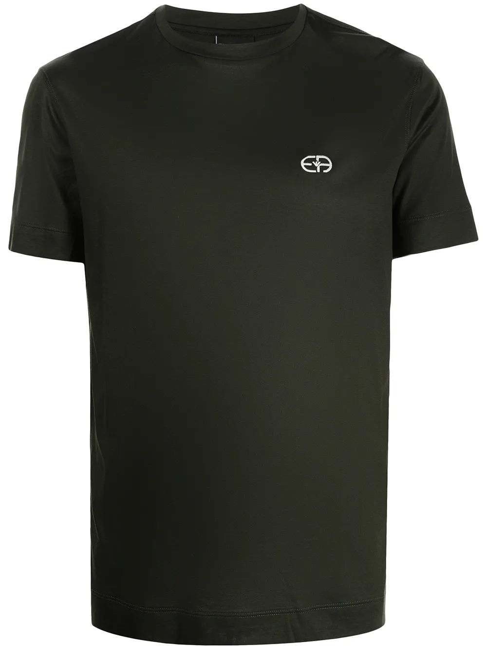 

Emporio Armani logo-print short-sleeved T-shirt - Green