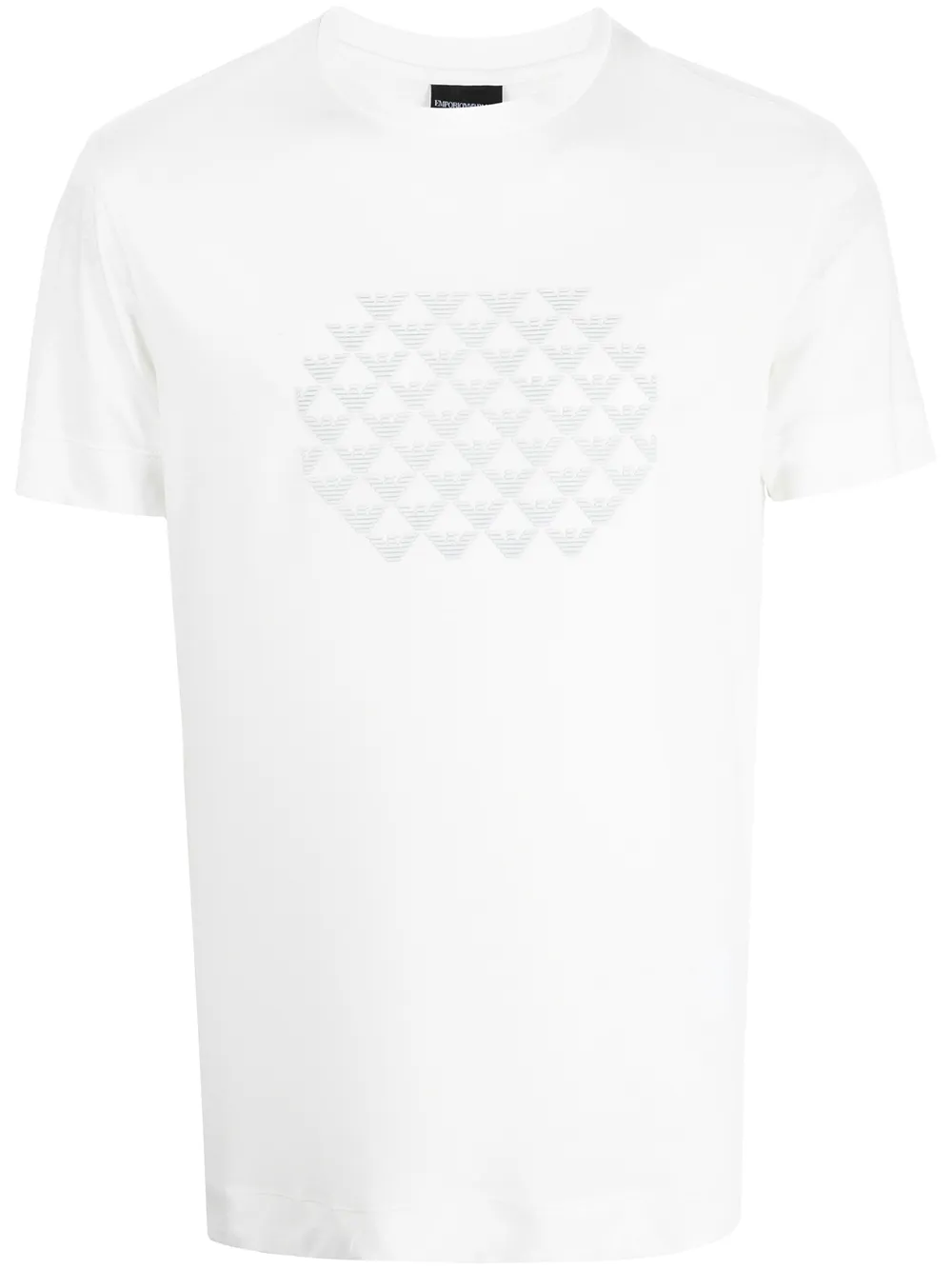 

Emporio Armani round neck short-sleeved T-shirt - Blanco