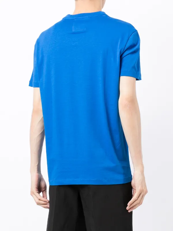 Shop Emporio Armani logo-print cotton T 