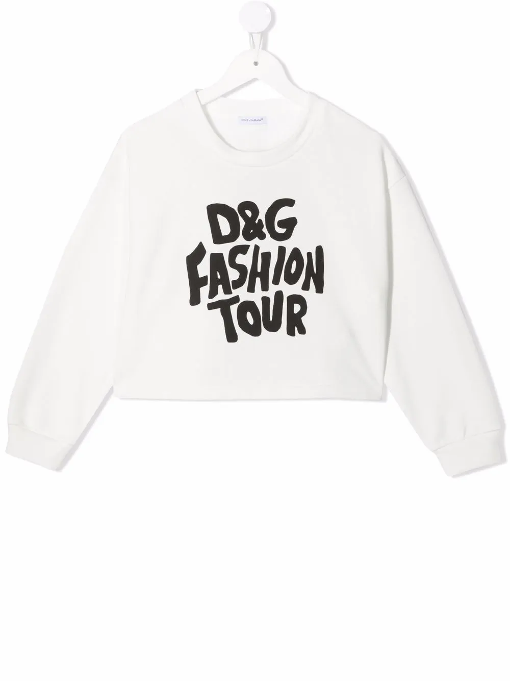 

Dolce & Gabbana Kids sudadera con estampado Fashion Tour - Blanco