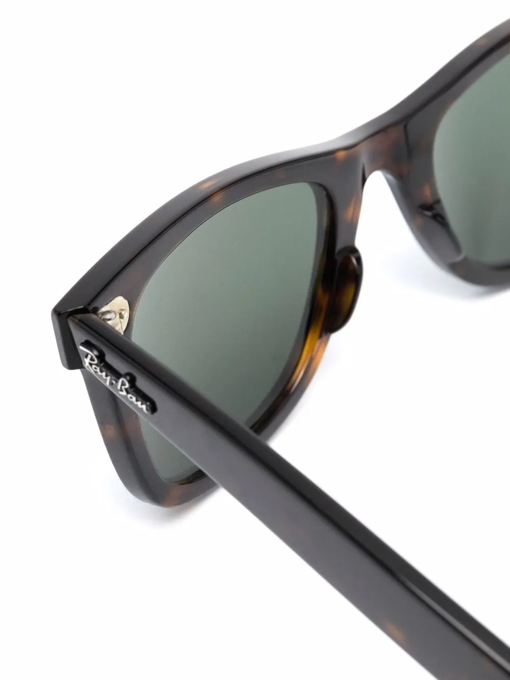 Ray-Ban Zonnebril met schildpadschild design Bruin