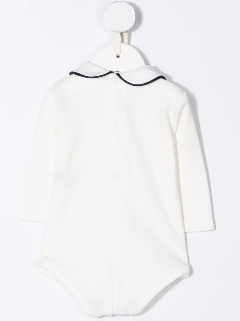 Little Bear Romper met Peter Pan kraag - Wit