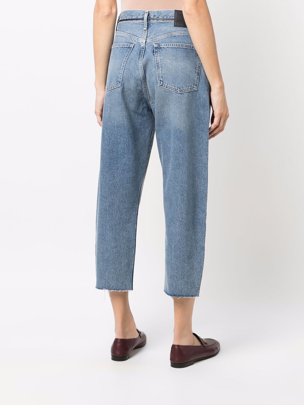 Levi's: Made & Crafted Barrel Cropped Jeans - Farfetch