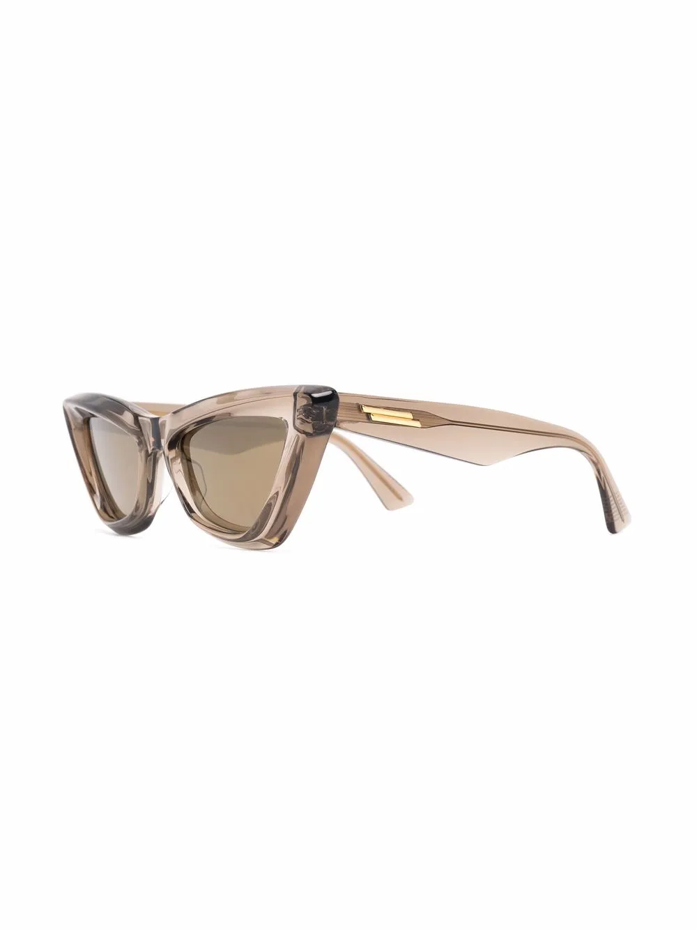 фото Bottega veneta eyewear солнцезащитные очки в оправе 'кошачий глаз'