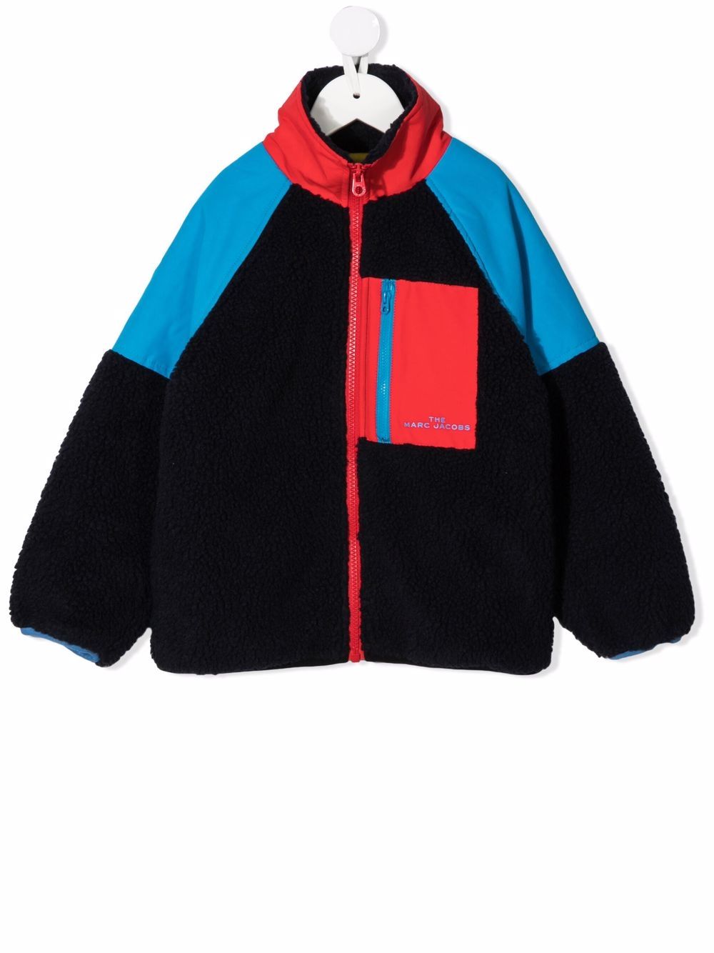 color block bomber jacket