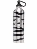 adidas by Stella McCartney zebra-print water bottle - Silver