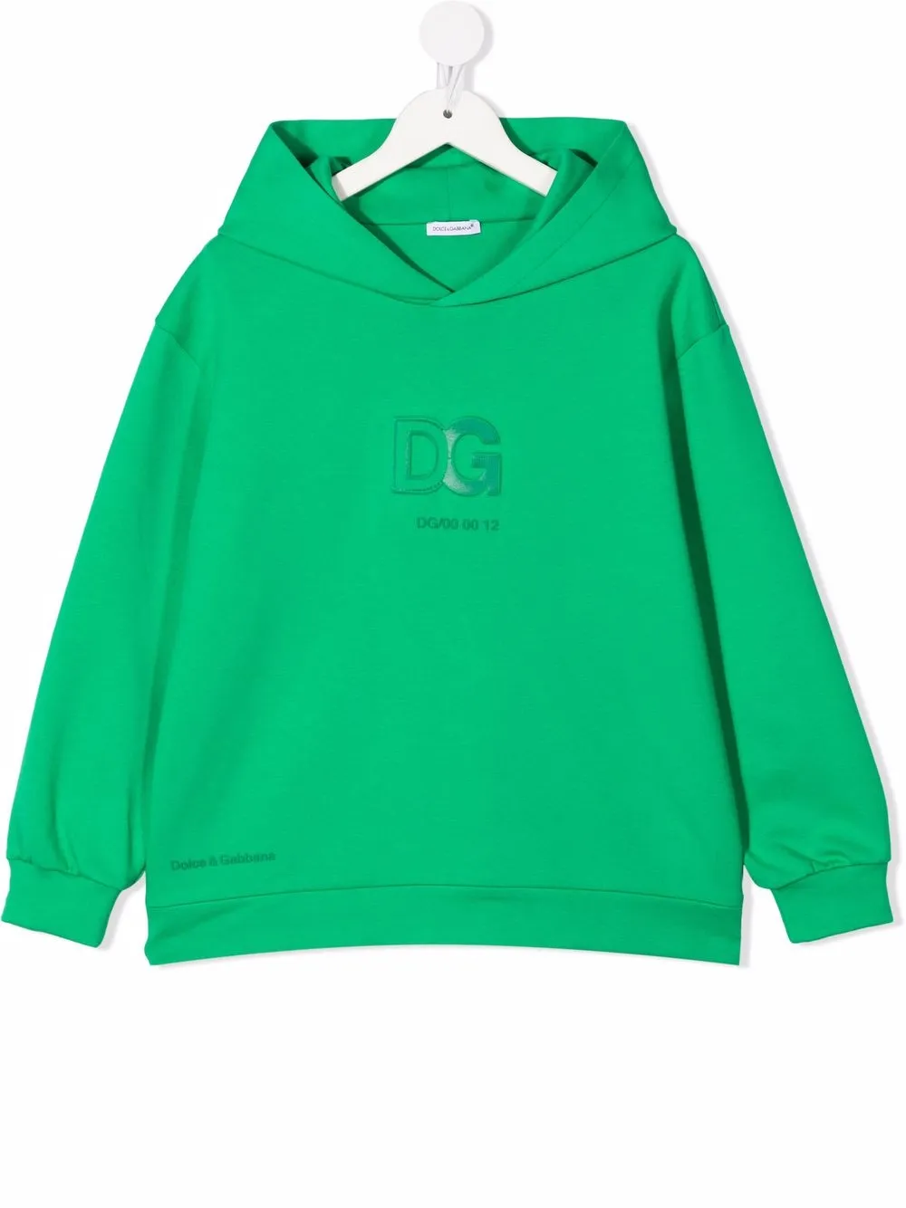 

Dolce & Gabbana Kids hoodie con logo estampado - Verde