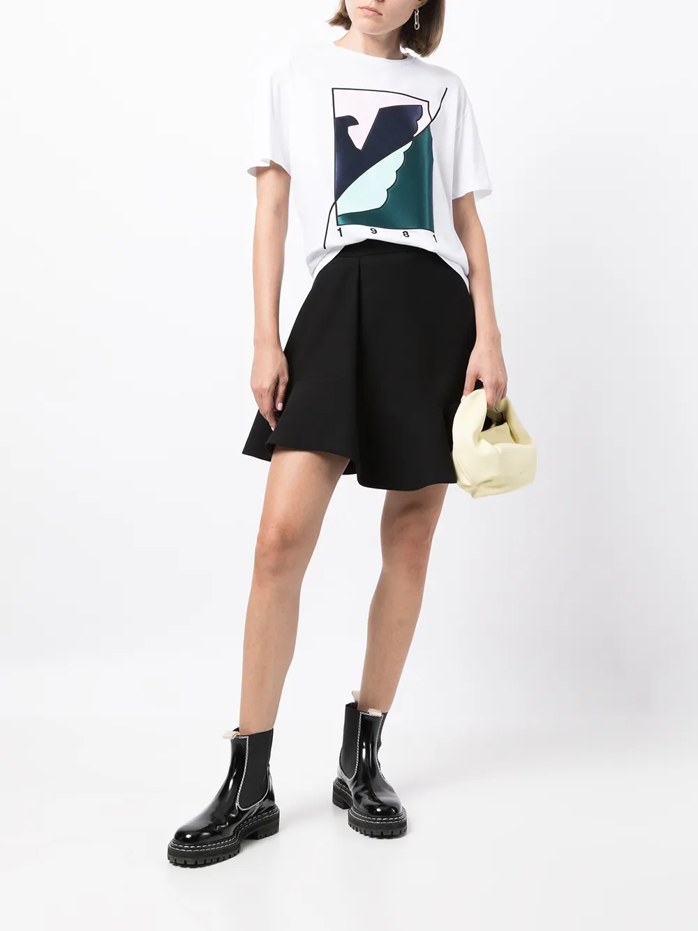 фото Emporio armani футболка с графичным принтом