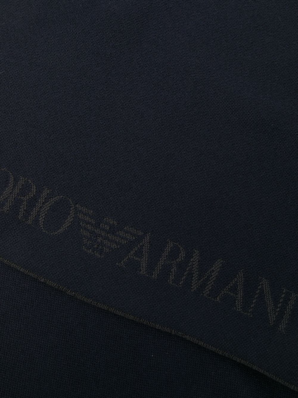 фото Emporio armani шарф с бахромой и логотипом