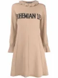 Alberta Ferretti Bohemian Life intarsia-knit dress - Neutrals
