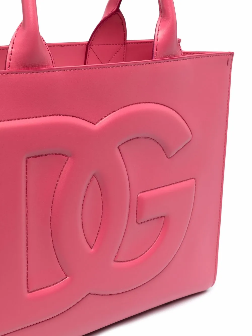 фото Dolce & gabbana сумка-тоут с тисненым логотипом