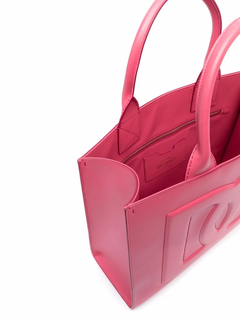 фото Dolce & gabbana сумка-тоут с тисненым логотипом