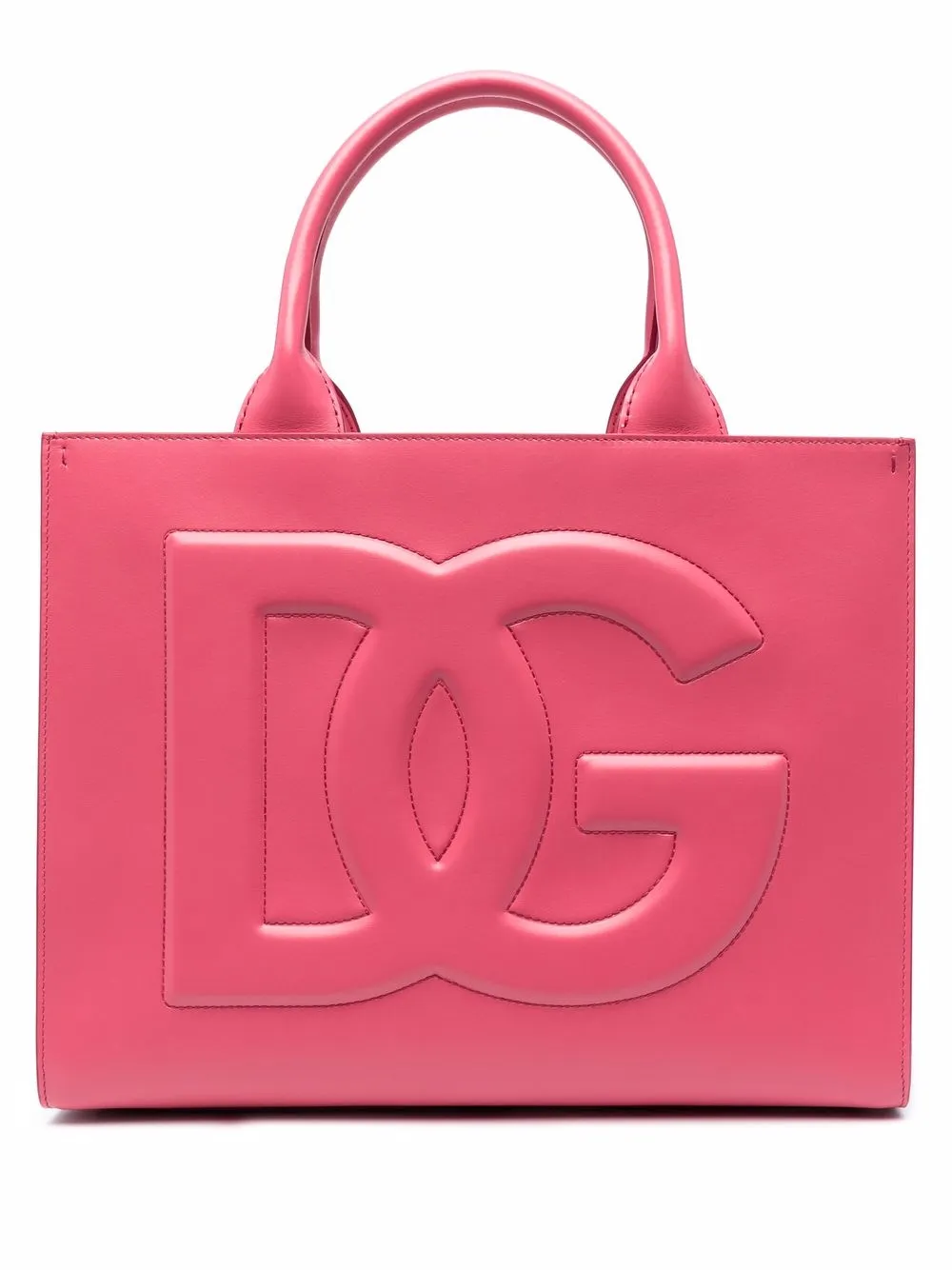 фото Dolce & gabbana сумка-тоут с тисненым логотипом