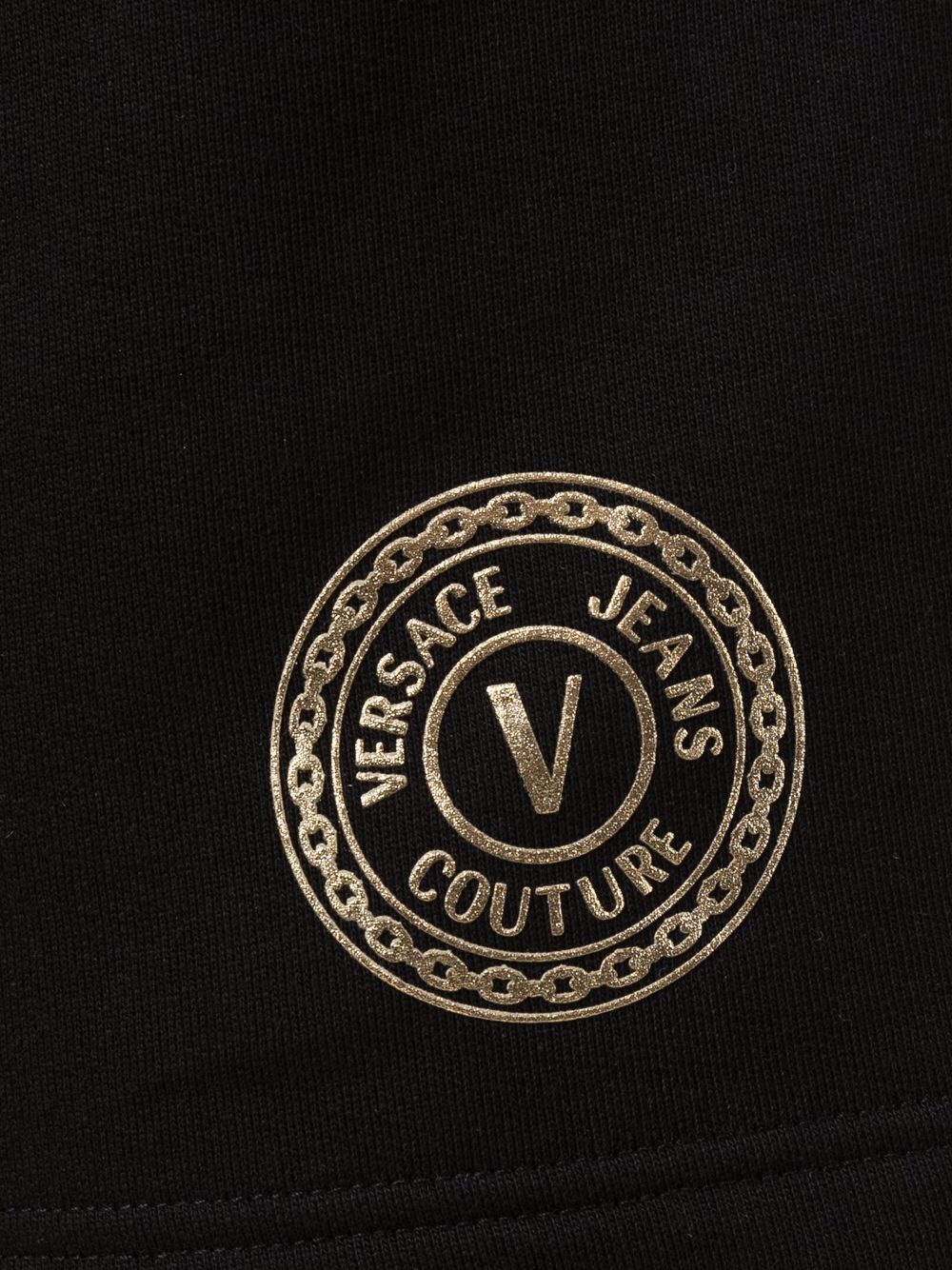 фото Versace jeans couture спортивные брюки с принтом v-emblem